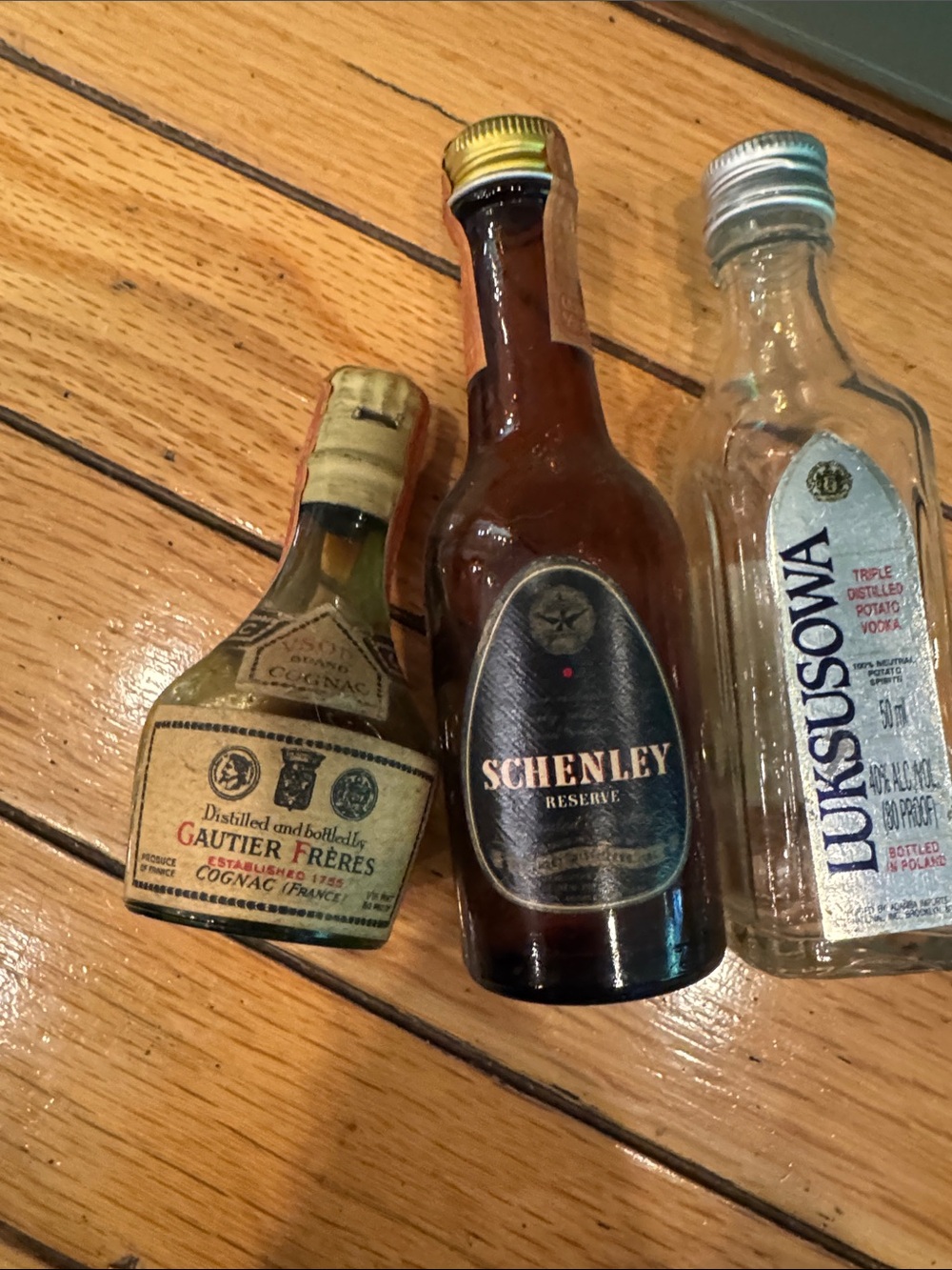 Vintage empty Miniature Bottle - Home Accent Display